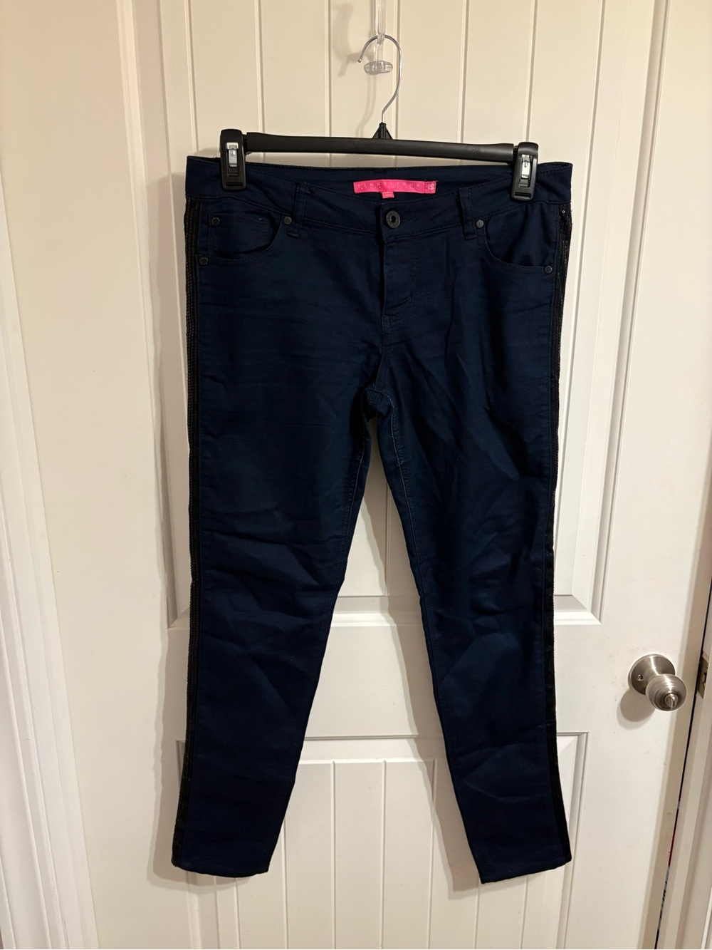 Tinseltown Navy Blue Skinny Jeans